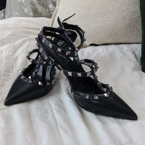 Kaitlyn Pan studded heels